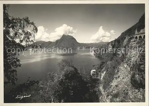 Lugano TI Seepanorama Kat. Lugano