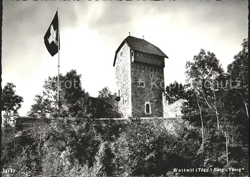 Wattwil Burg Yberg Kat. Wattwil