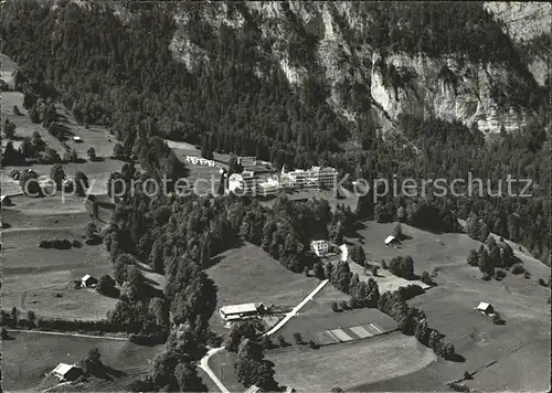 Walenstadtberg Sanatorium Post Knoblisbuehl Fliegeraufnahme Kat. Walenstadtberg