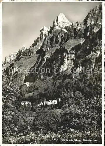 Walenstadtberg Sanatorium Kat. Walenstadtberg