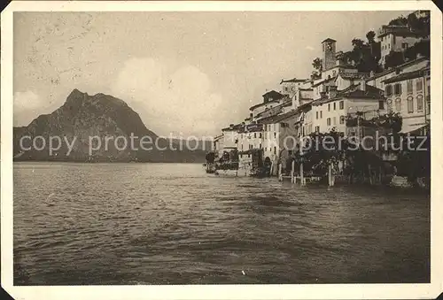 Gandria Lago di Lugano e Monte San Salvatore Kat. Gandria