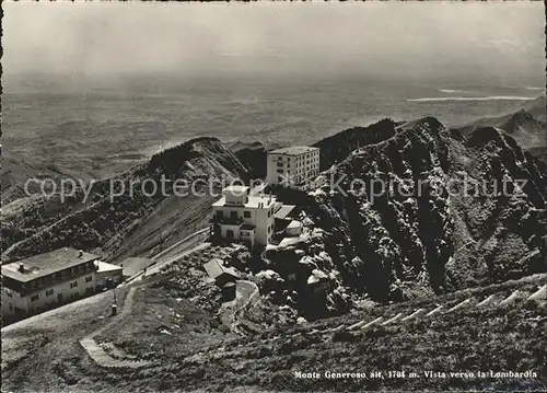 Monte Generoso Vista verso la Lombardia Kat. Monte Generoso