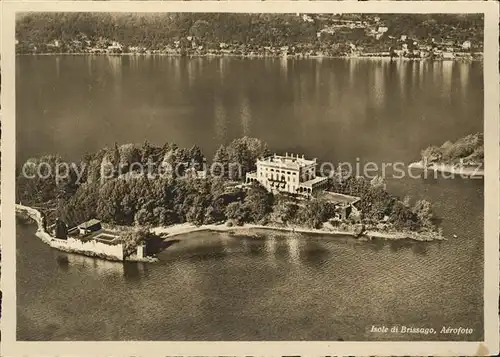 Isole di Brissago Aerofoto Kat. Isole di Brissago