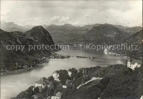 Serpiano TI Kurhaus Panorama Kat. Lugano