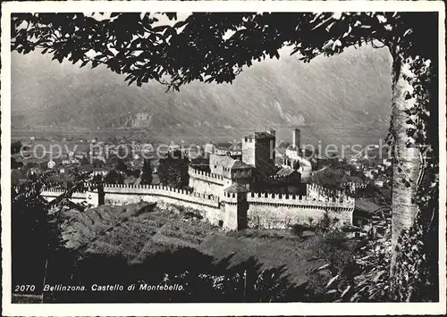 Bellinzona Castello di Montebello Kat. Bellinzona