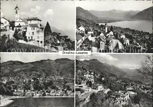 Orselina TI Orts und Teilansichten / Orselina /Bz. Locarno