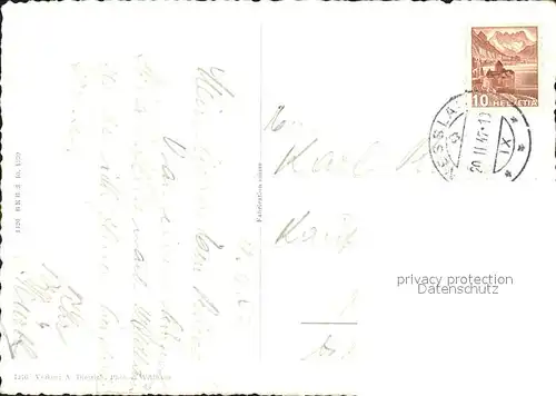 Unterwasser Toggenburg Blick von Iltios Kat. Unterwasser