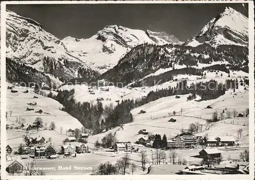 Unterwasser Toggenburg Hotel Sternen Kat. Unterwasser