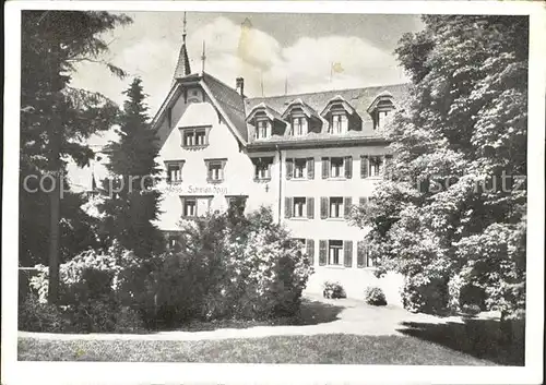 Menzingen Zug Erholungsheim Schloss Schwandegg Kat. Menzingen