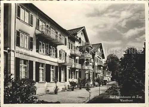 Bad Schoenbrunn Westfront Kat. Zug