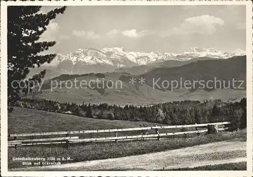 Alosen Gottschalkenberg mit Glaernisch Kat. Alosen