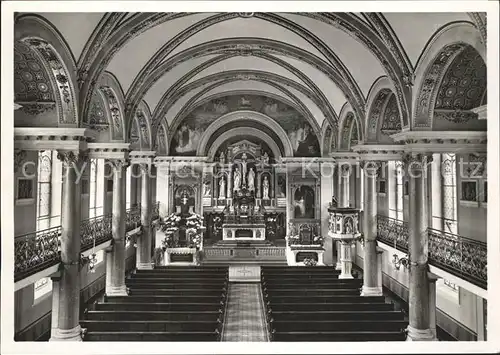 Menzingen Zug Institutskirche Kat. Menzingen