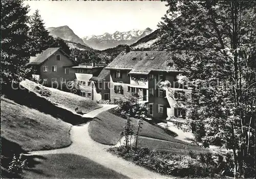 Oberaegeri Kuranstalt Laendli Tanneck und Waldhaus Kat. Oberaegeri