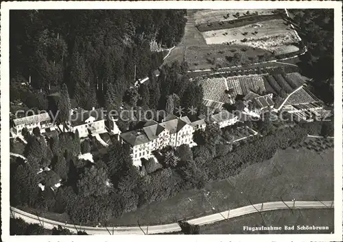 Bad Schoenbrunn Fliegeraufnahme Kat. Zug