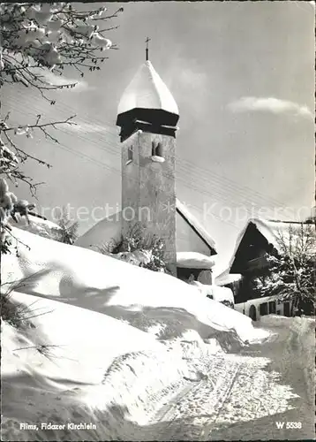 Flims Waldhaus Fidazer Kirchlein Kat. Flims Waldhaus