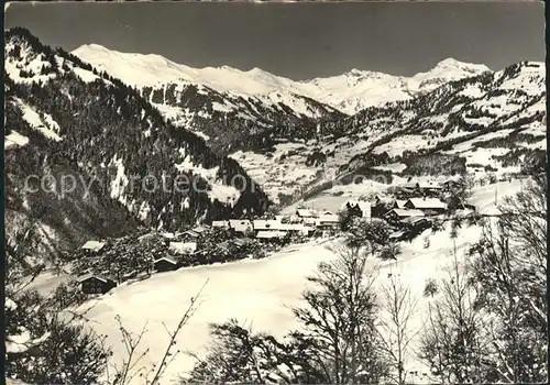 Buchen Praettigau Totalansicht Kat. Buchen Praettigau