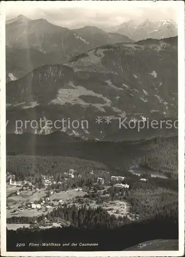 Flims Waldhaus mit Caumasee Kat. Flims Waldhaus