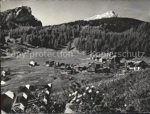 Tschiertschen mit Alpstein und Guergaletsch Kat. Tschiertschen