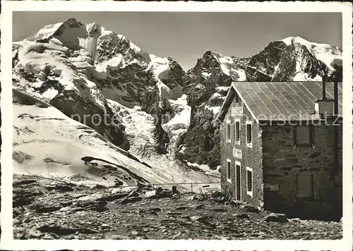 Piz Bernina mit Morteratsch Kat. Piz Bernina