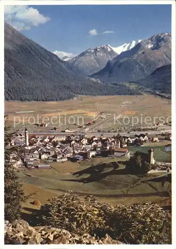 Samedan mit Berninagruppe Kat. Samedan