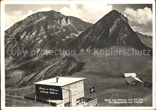 Tschiertschen Berg  und Skihaus Jochalp  Kat. Tschiertschen