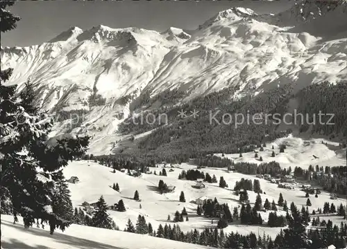 Valbella Furgga Lenzerheide Schwarzhorn Urenfuerkli Weisshorn Kat. Valbella Furgga