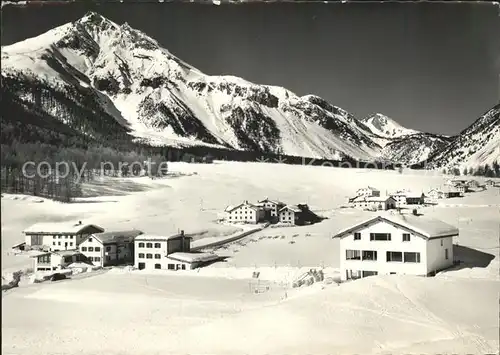 Tschierv Muenstertal Gasthaus Sternen Schulhaud Kat. Tschierv