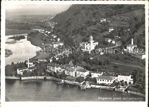 Magadino Fliegeraufnahme Preso dall`aeroplano Kat. Magadino