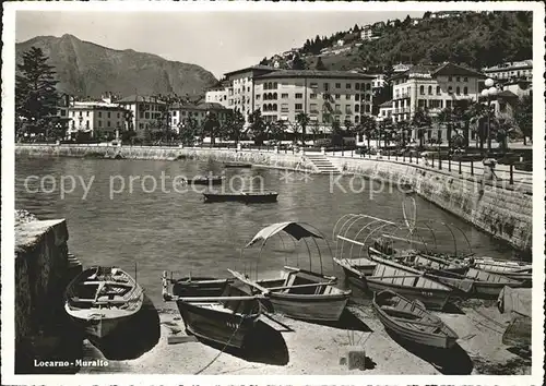 Muralto TI Seepromenade Boote / Muralto Locarno /Bz. Locarno