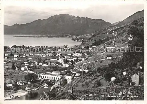 Tenero Fliegeraufnahme Lago Maggiore Kat. Tenero