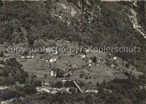 San Carlo Val Bavona Fliegeraufnahme Kat. San Carlo Val Bavona