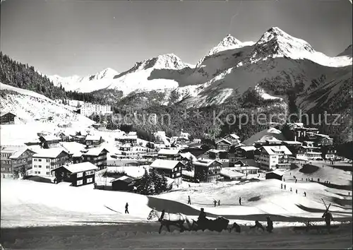 Innerarosa Skigebiet und Dorf Kat. Innerarosa