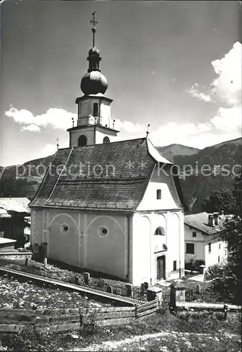 Sarn Hinterrhein Heinzenberg Kirche Kat. Sarn