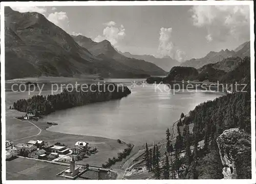 Sils Baselgia Silsersee Chast? Isola Maloja Kat. Sils Baselgia