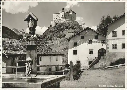 Tarasp Schloss Brunnen Kat. Tarasp