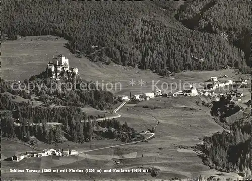 Tarasp Schloss mit Florins und Fontana Kat. Tarasp