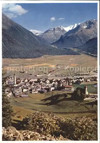 Samedan mit Berninagruppe Kat. Samedan