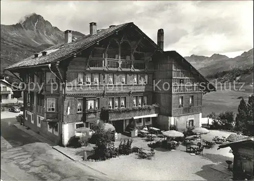 Maloja GR Hotel Schweizerhaus / Maloja Graubuenden /Bz. Maloja