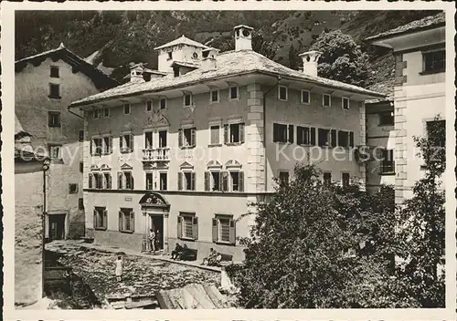 Soglio Hotel Willy Palazzo Salis Kat. Soglio