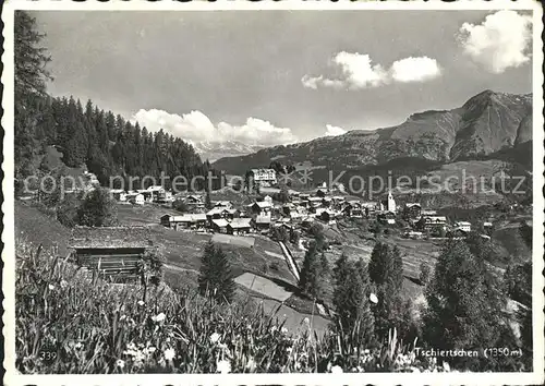 Tschiertschen Panorama Kat. Tschiertschen