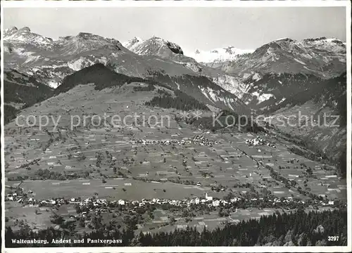 Waltensburg Graubuenden Andest und Panixerpass Kat. Waltensburg