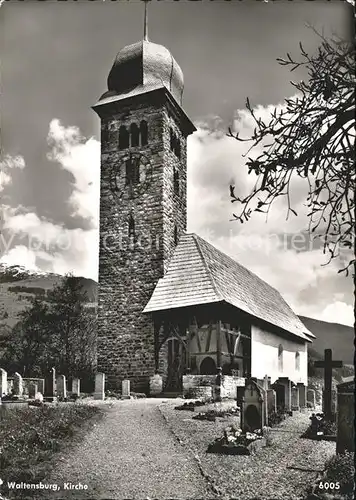 Waltensburg Graubuenden Kirche Kat. Waltensburg