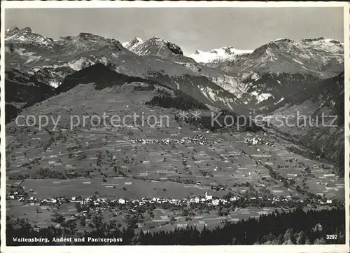 Waltensburg Graubuenden Andes und Panixerpass Kat. Waltensburg