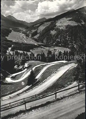 Umbrail Umbrailstrasse gegen den Ofenpass Kat. Umbrail