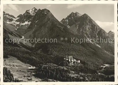 Tarasp Schloss Tarasp Kat. Tarasp