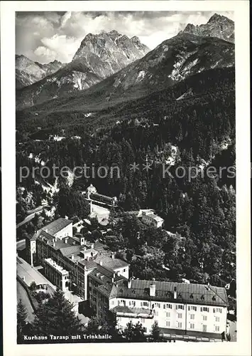 Tarasp Kurhaus Tarasp mit Trinkhalle Kat. Tarasp