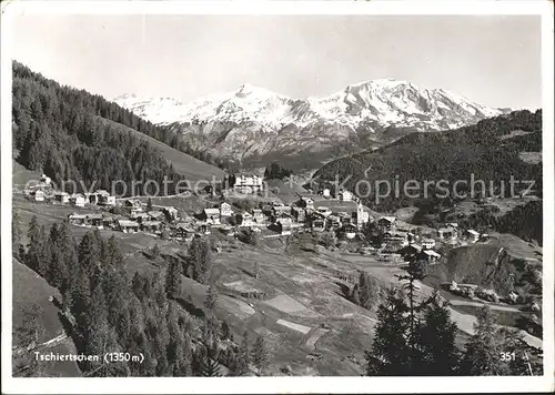 Tschiertschen Panorama Kat. Tschiertschen