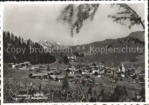 Tschiertschen Panorama Kat. Tschiertschen