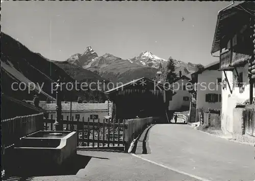 Wiesen Albula Dorfpartie Kat. Wiesen