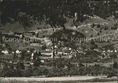 Haldenstein Ortsblick Kat. Haldenstein